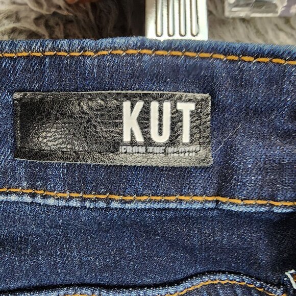 Kut From The Kloth Jeans Womens 6 Diana Dark Wash Stretch Mid Rise Skinny *NWT* - Picture 12 of 16